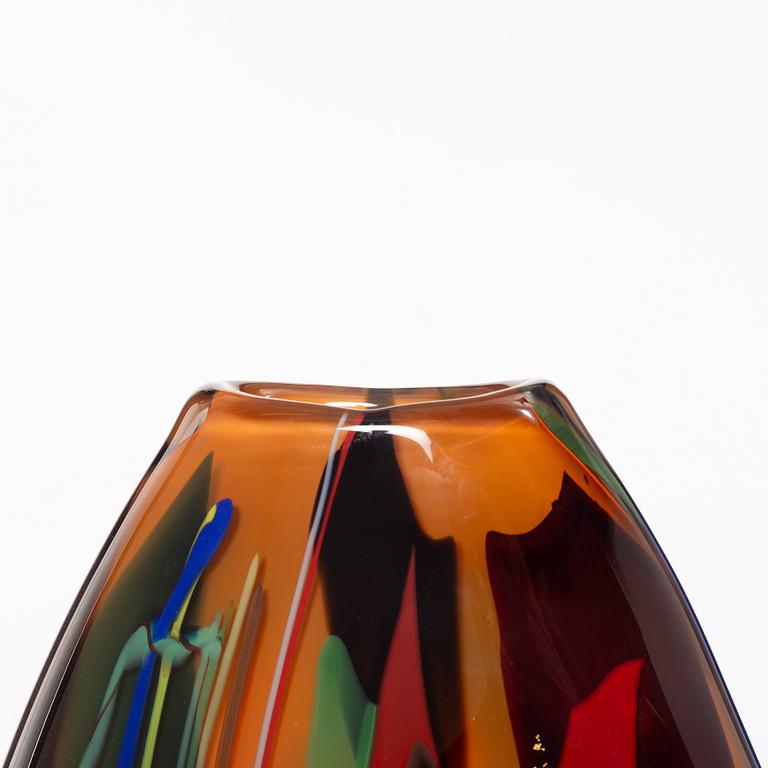 Jan-Erik Ritzman, a vase, glass, Transjö, 1991.