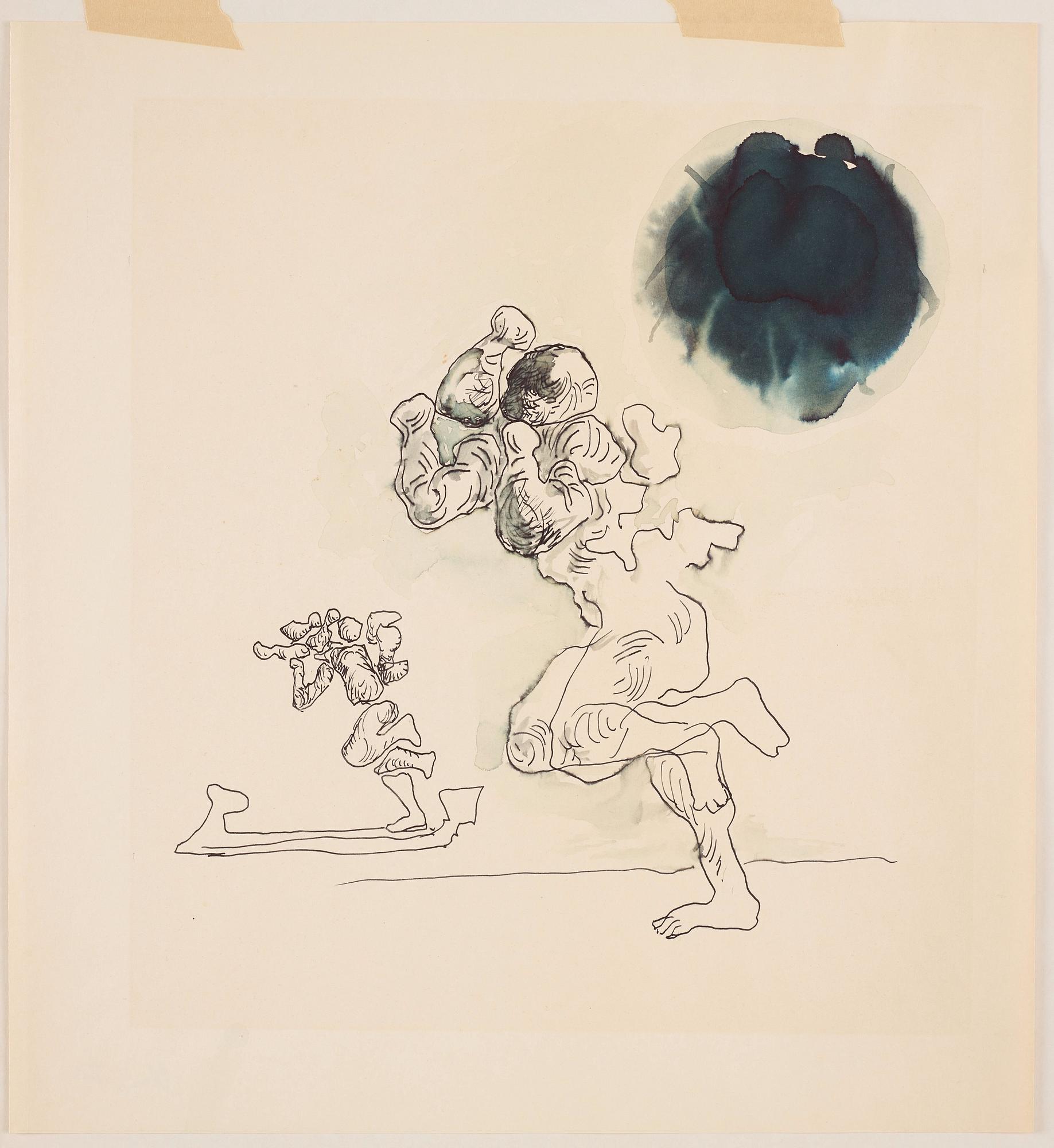 Bror Marklund, "Gestalt i storm" (Figure in storm).