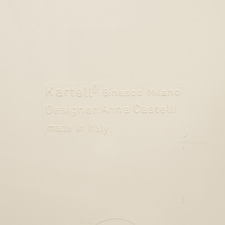 Anna Castelli Ferrieri, a "Componibili" cabinet, Kartell, Italy, late 20th century.