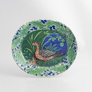 Dorrit von Fieandt, a 'Hubertus' plate, Pro Arte, Arabia, Finland, 1993.
