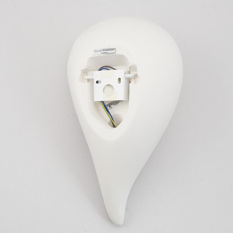 Hannah Woodhouse, vägglampor, 3 st, "Shell Wall Sconce", samtida.