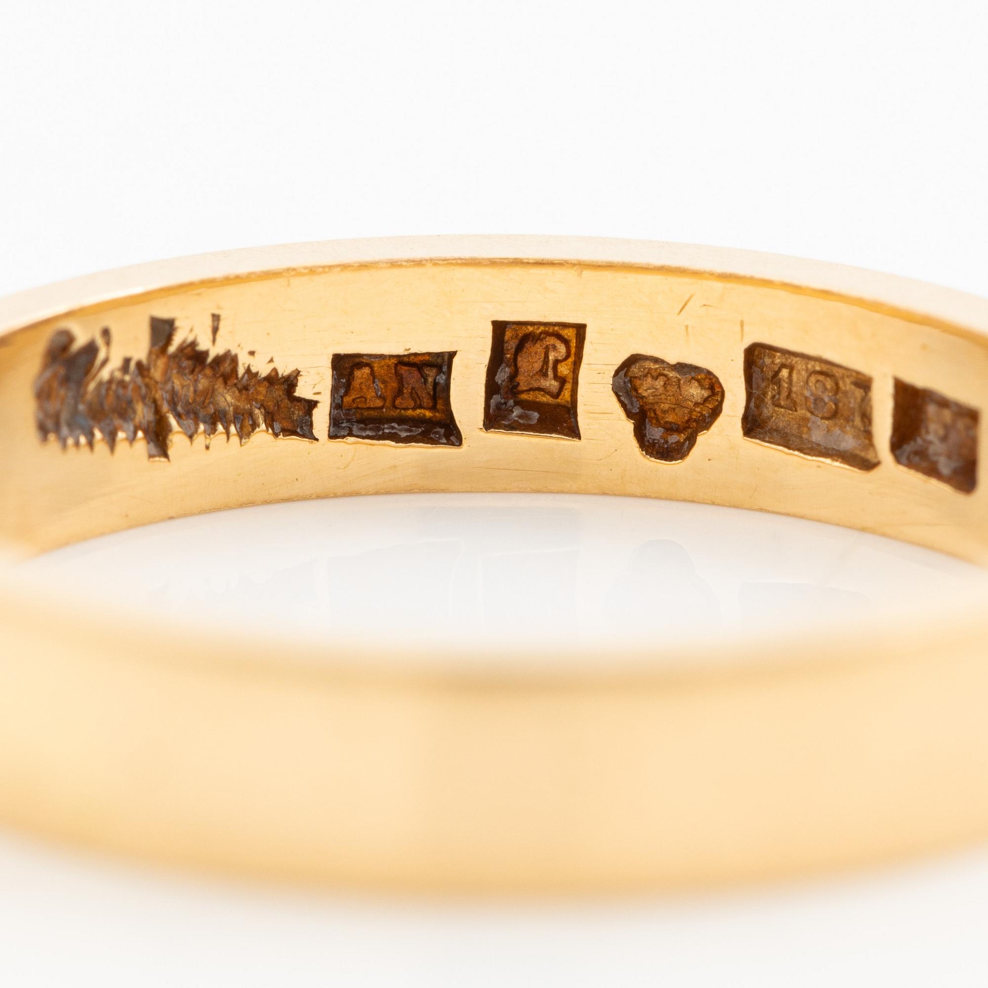 Wiwen Nilsson, a ring, 18K gold, Lund 1956.
