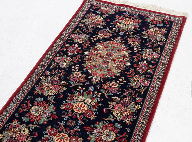 Carpet, Ghom, 196 x 72 cm.