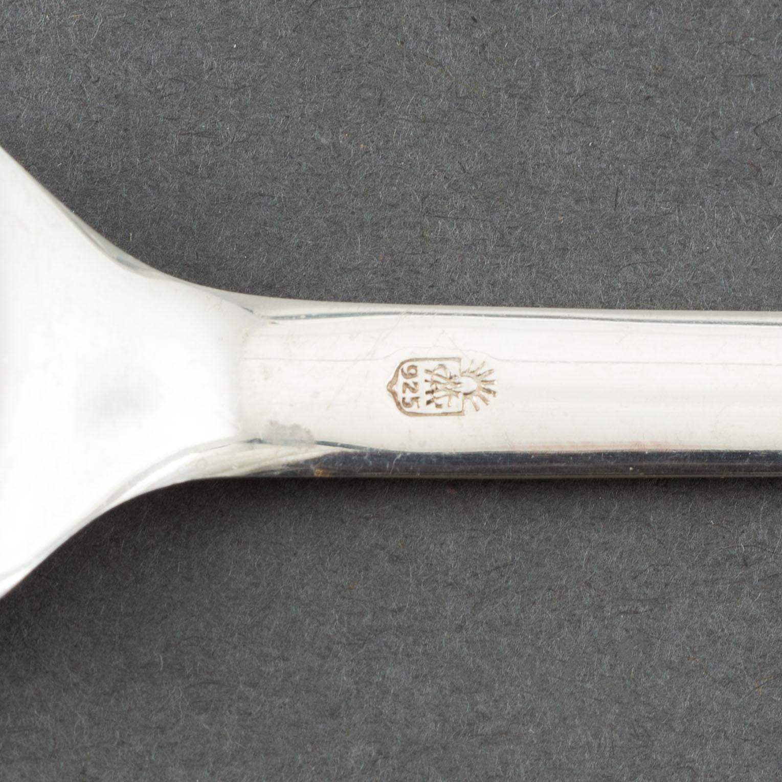 A sterling silver cutlery, GAM Silfur, Reykjavik, Island, 1970s. (36 pc).