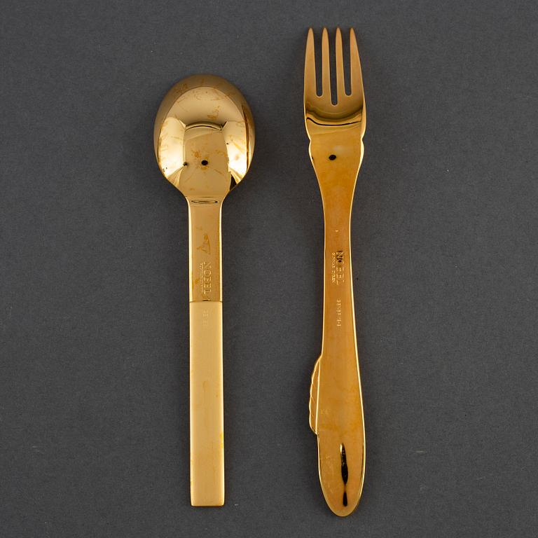 GUNNAR CYRÉN, 18 pieces of cutlery 'Nobel' by Gense.