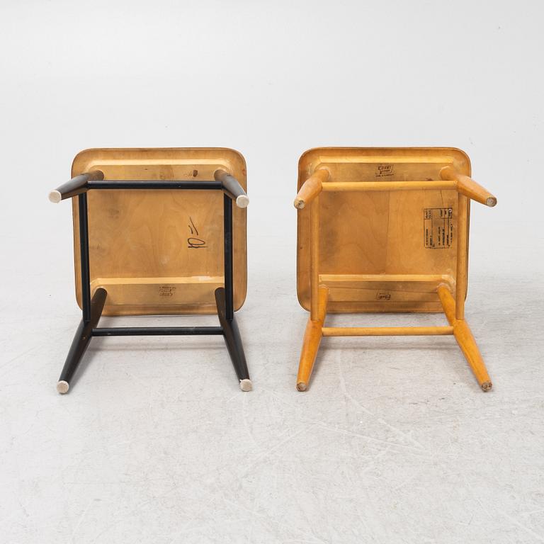 Four 'Fanett' stools, Edsbyverken, Sweden, 1960's.