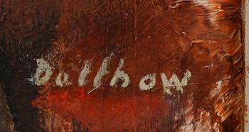 ERIC DETTHOW, olja på pannå, signerad.