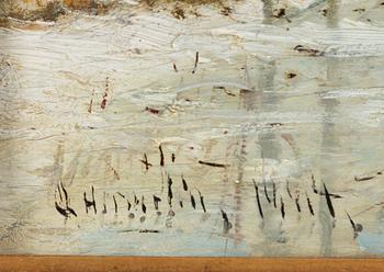 Olof Hermelin, Winter landscape with figures on ice.