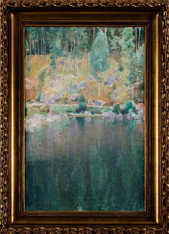 PEKKA HALONEN, "LAKE SHORE IN SPRINGTIME".