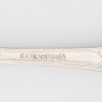 Bestickuppsättning, silver, 96 delar, "Olga", C.G.H, 1940/50-tal.