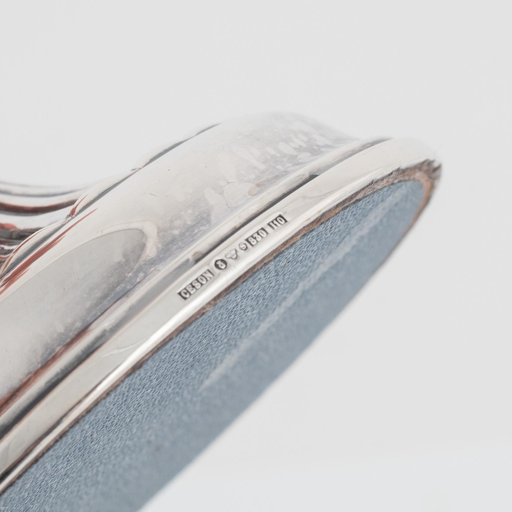 A pair of silver canldesticks, Ceson, Gothenburg 1983.