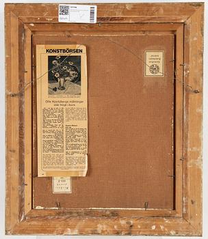 Olle Hjortzberg, oil on panel, signed Olle Hjortzberg and dated -48.