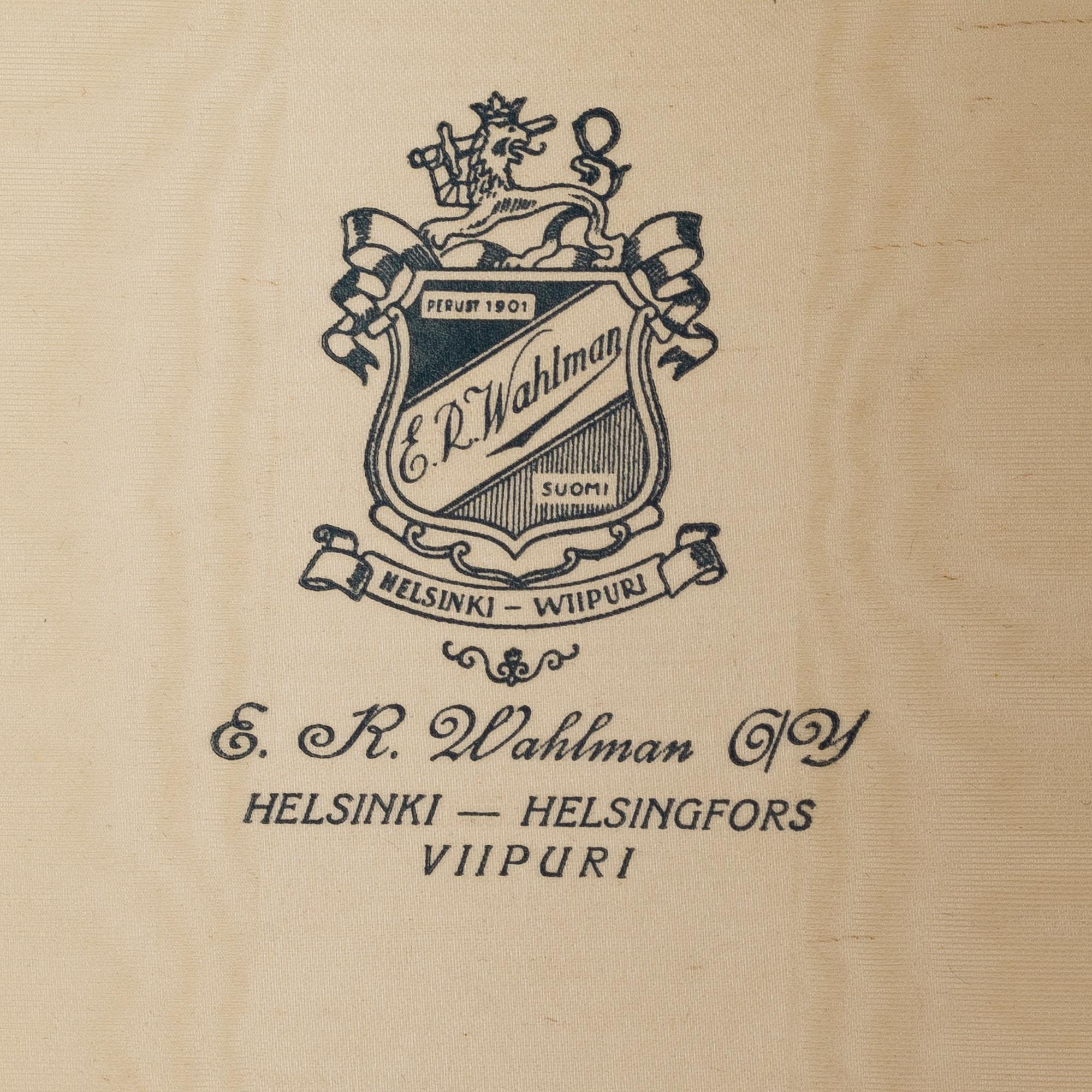 SILINTERIHATTU RASIASSA, E.R. Wahlman, Helsinki / Viipuri, 1900-luvun alkupuoli.