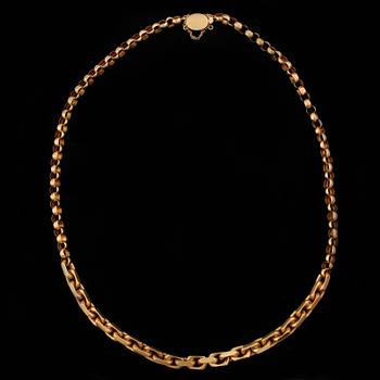 HALSLÄNK, guld 18K. Vikt ca 26 gram.