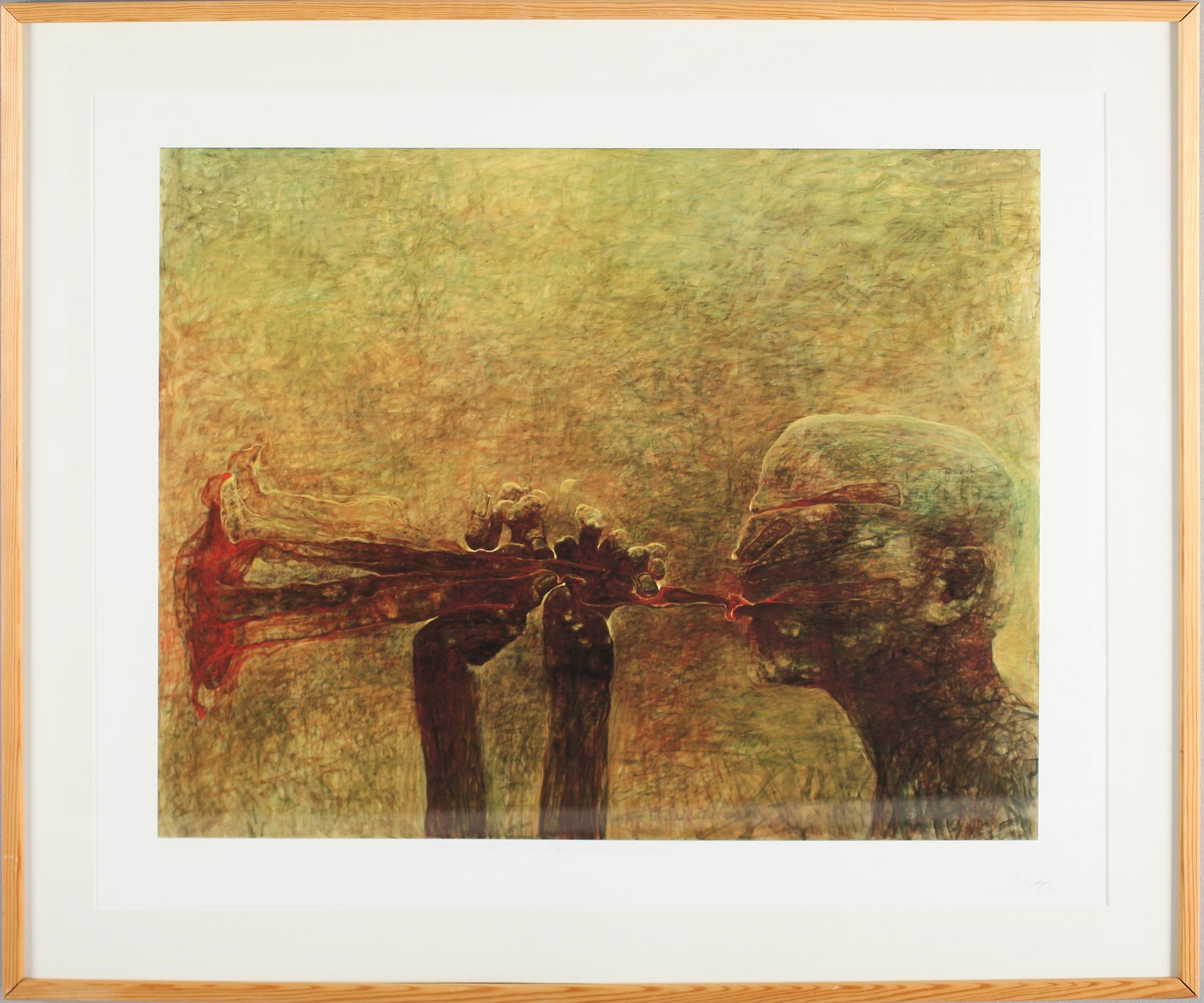 ZDZISLAW BEKSINSKI, silkscreentryck, signerad, numrerad 50/74.