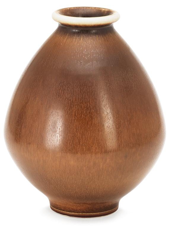 A Berndt Friberg stoneware vase, Gustavsberg studio 1965.