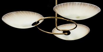 A 1950's ceiling light.