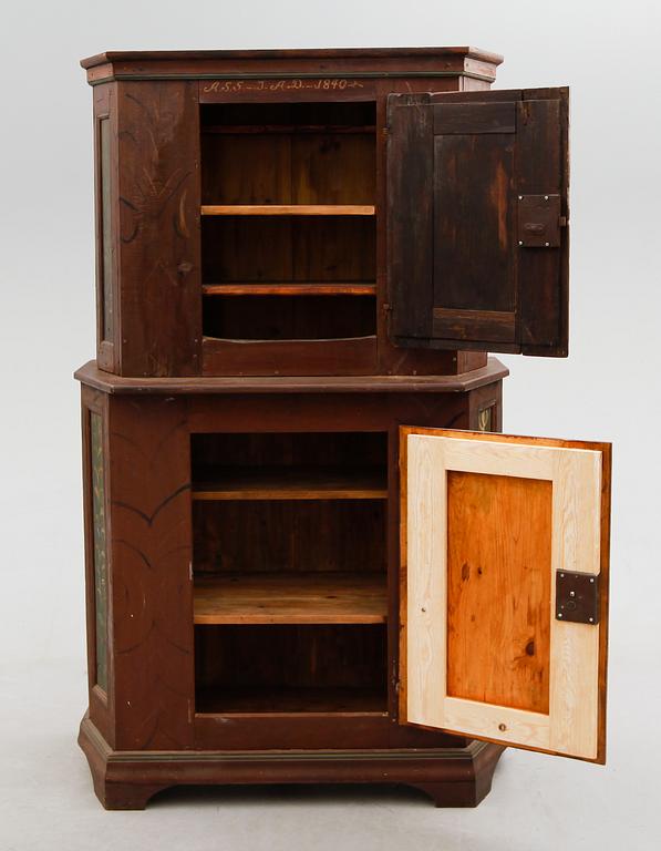 SKÅP, allmoge, 1800-talets första hälft.