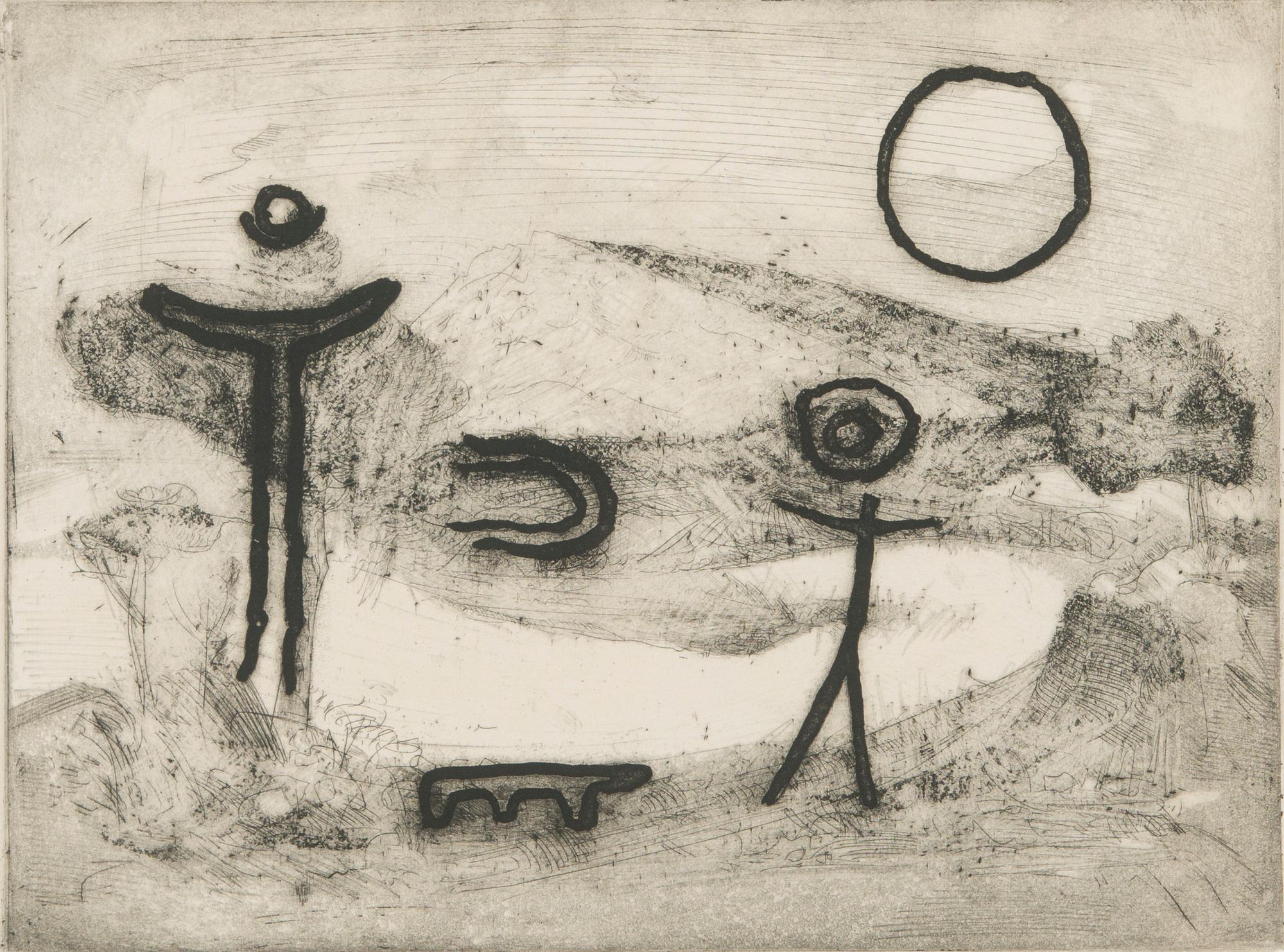 Max Papart, "Promenade dance un paysage".