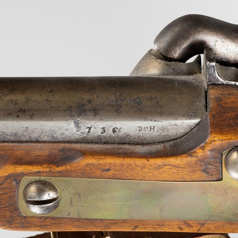 Slaglåsgevär svenskt m/1815-45.