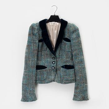 Marc Jacobs, a wool bouclé jacket, size 2.