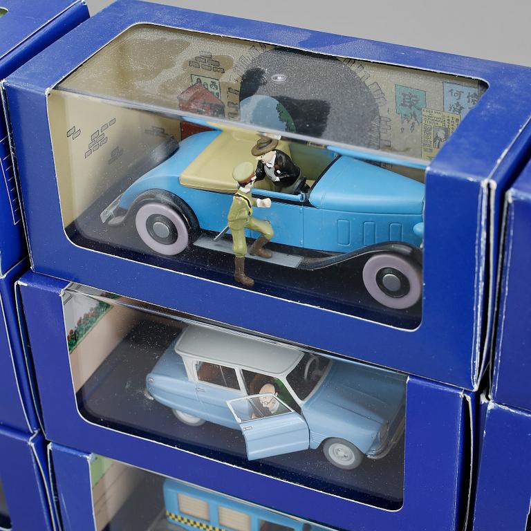 LEKSAKSBILAR, 24 st, Tintin, Hergé-Moulinsart, 2000-tal.