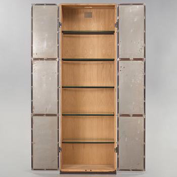 Jonas Bohlin, a stained and patinated oak and iron cabinet 'Slottsbacken', Källemo, Sweden circa 1987.