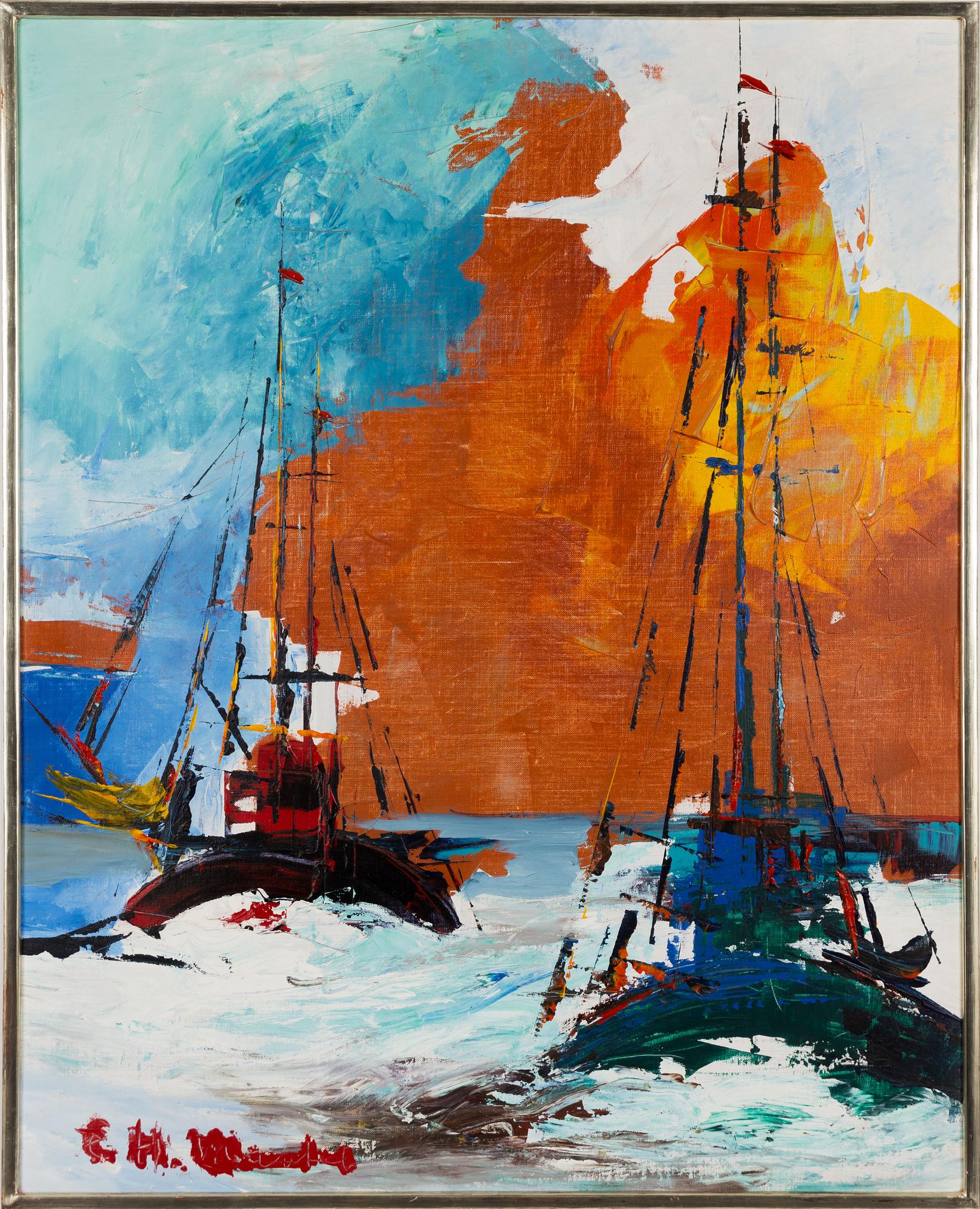 Helmut Mantel, Fishing Boats.