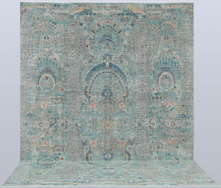 Matta, Ziegler design, s.k. "Mamluk", ca 366 x 269 cm.