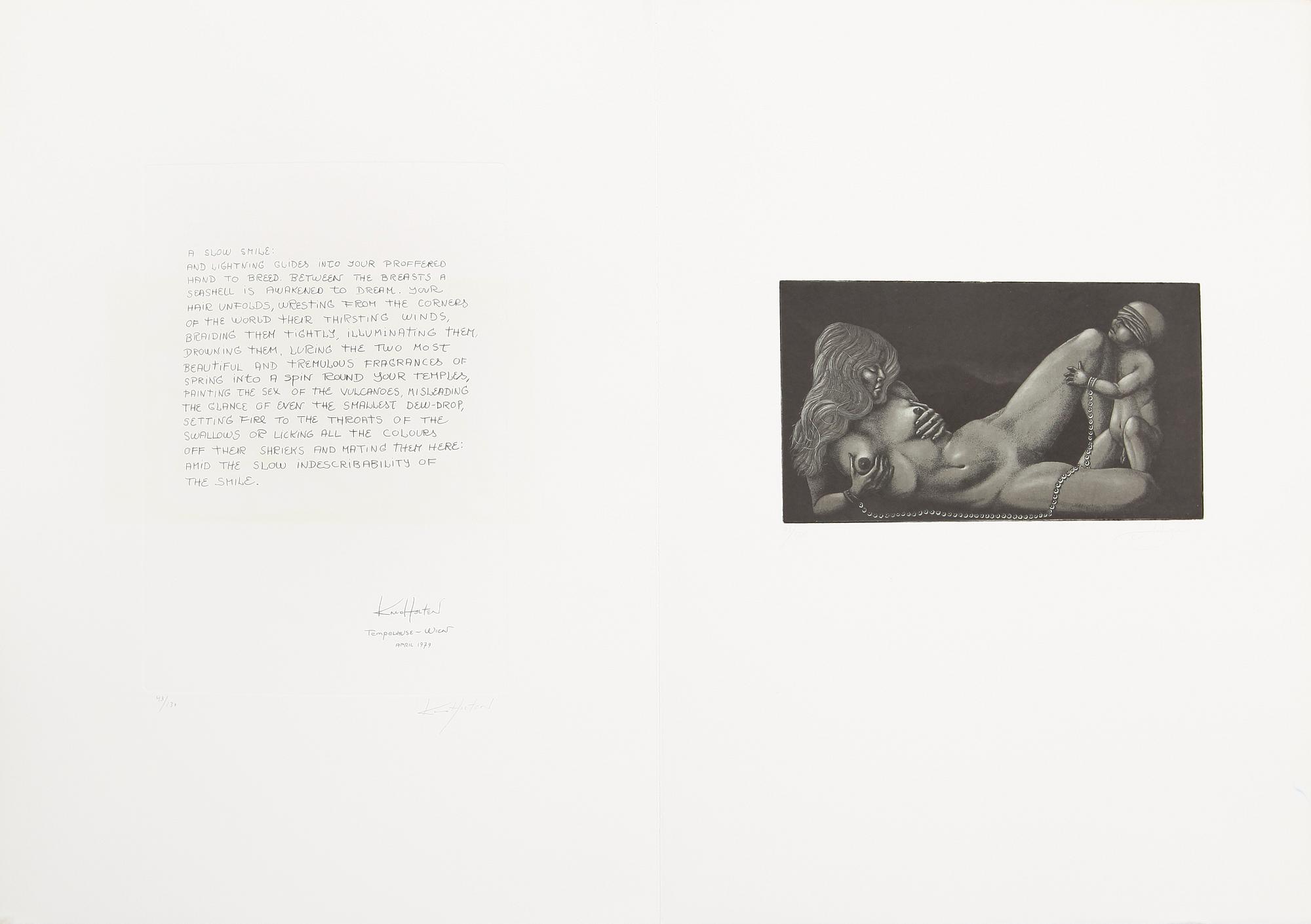 JÖRGEN BOBERG, mapp med 7 etsningar, signerade, numrerade 43/130.