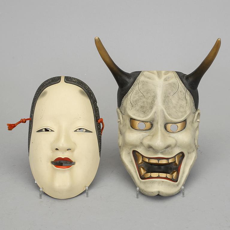 MASKER, 2 st, Japan, 1900-tal.