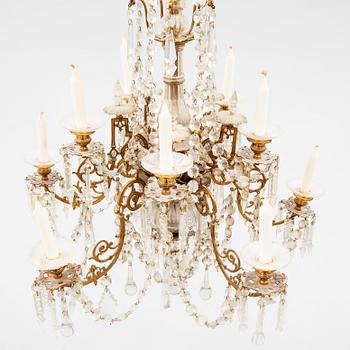 Ljuskrona Oskariansk omkring år 1900.