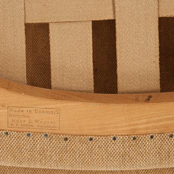 Hans J. Wegner, fåtöljer, ett par, "Bamse /Papa Bear", AP-stolen, Danmark, 1950-60-tal.