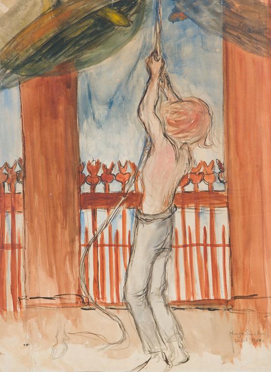 Hugo Simberg, Klockringaren.