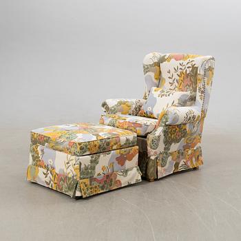 Ragnar Helsén, fåtölj, "Oxford", Stjernmöbler, Herrljunga för firma Svenskt Tenn.