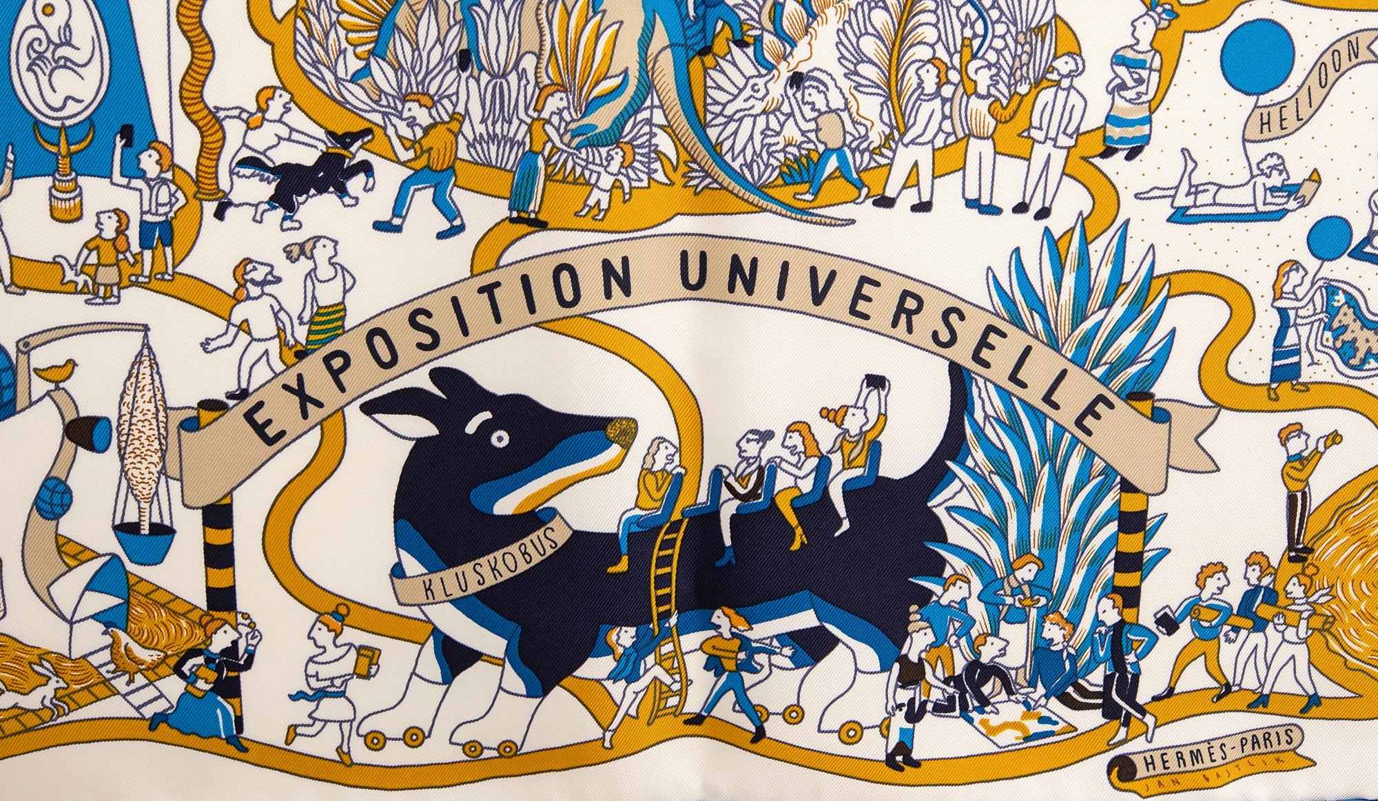 Hermes scarf "Exposition Universelle".