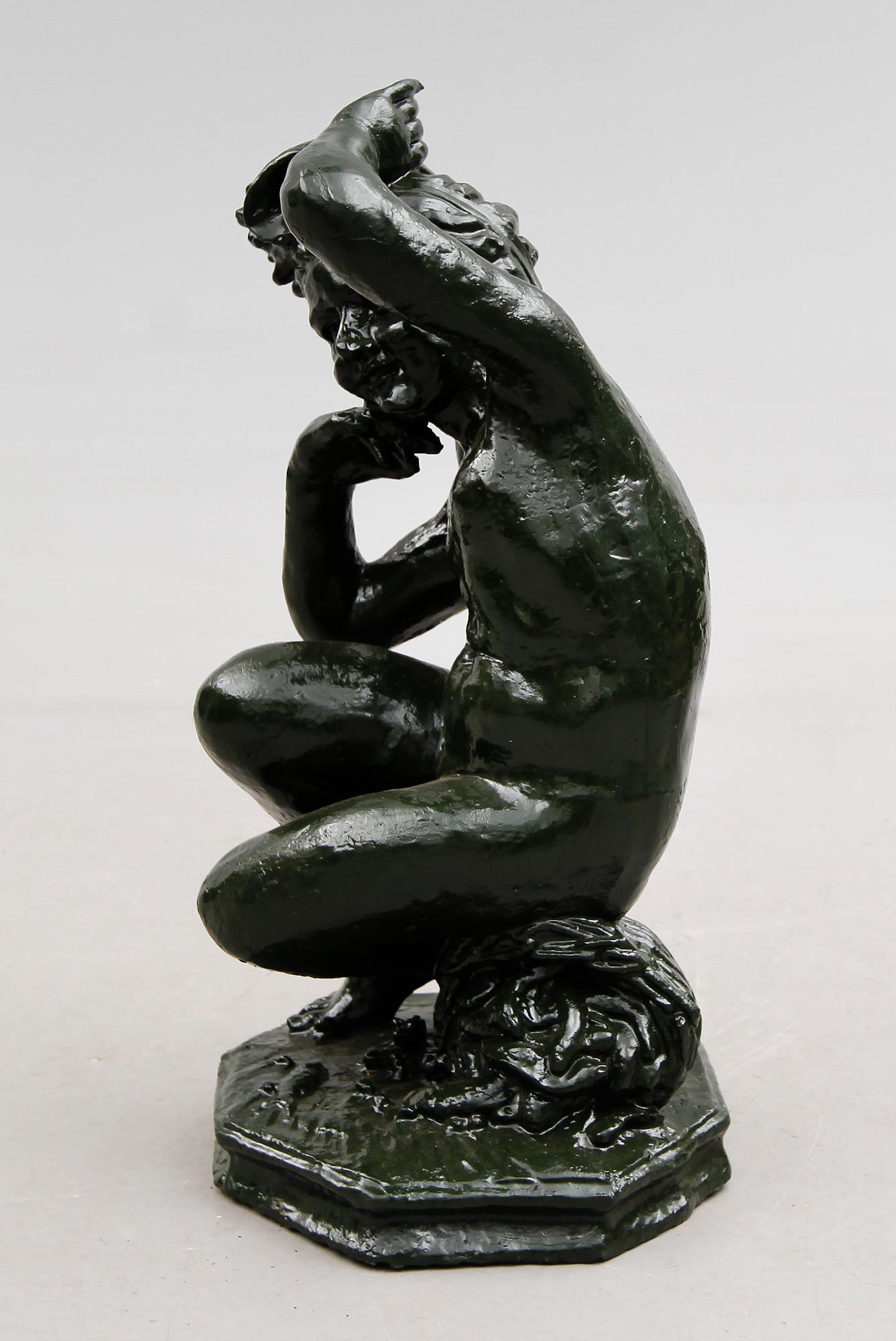 TRÄDGÅRDSSKULPTUR, gjutjärn, modern tillverkning.