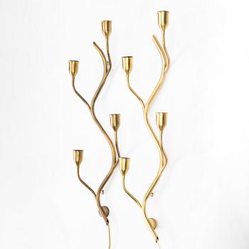 A pair of wall lamps, Astra, Norway, 1940s/50s.