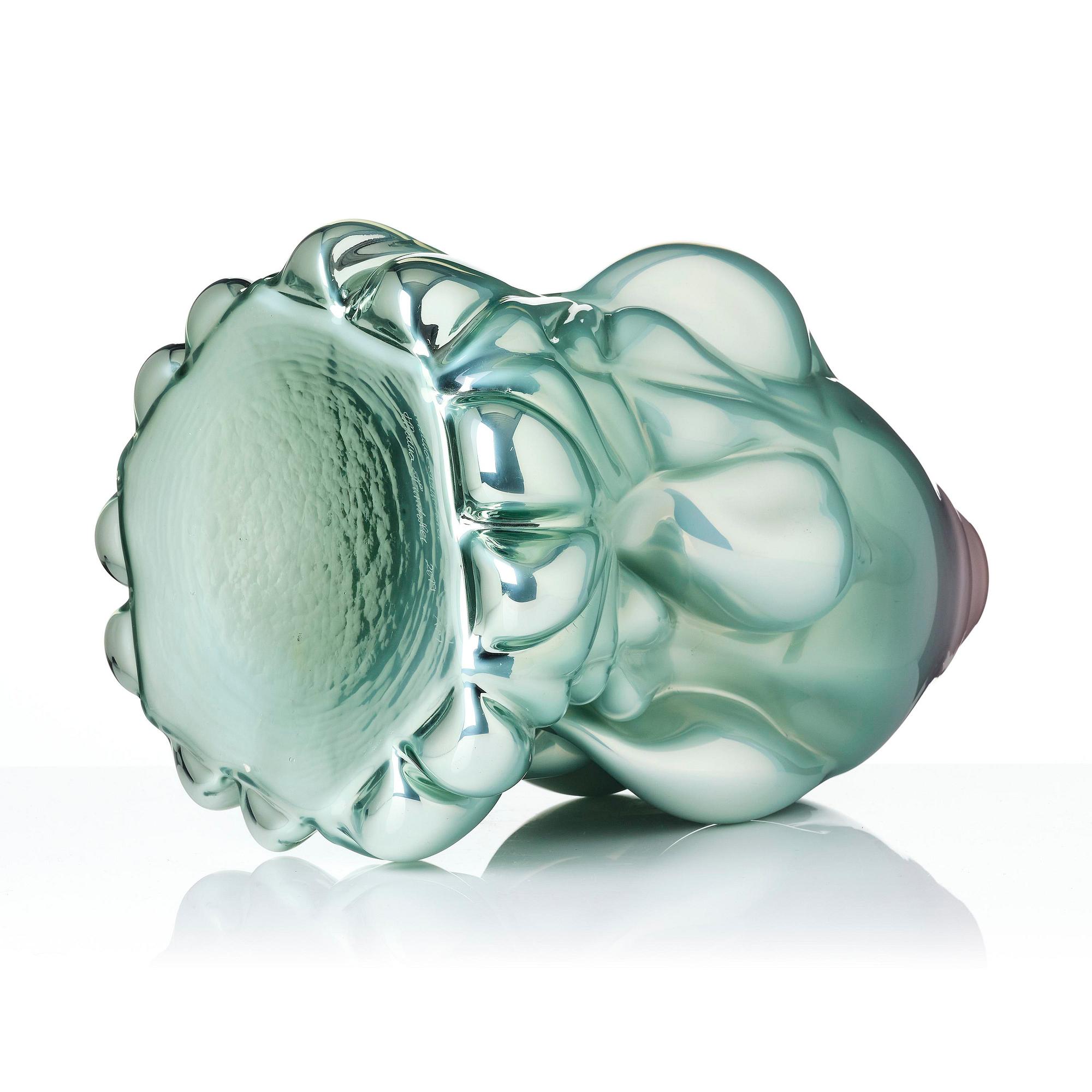 Hanna Hansdotter, "Dripping Print", skulptur, glas, The Glass Factory, Boda Glasbruk, 2019, AP 1.