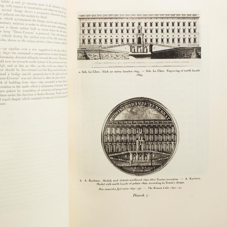 MARTIN OLSSON OCH TORD O:SON NORDBERG, (RED)3 vol, Stockholms slotts historia, 1-3, Stockholm 1940-41.