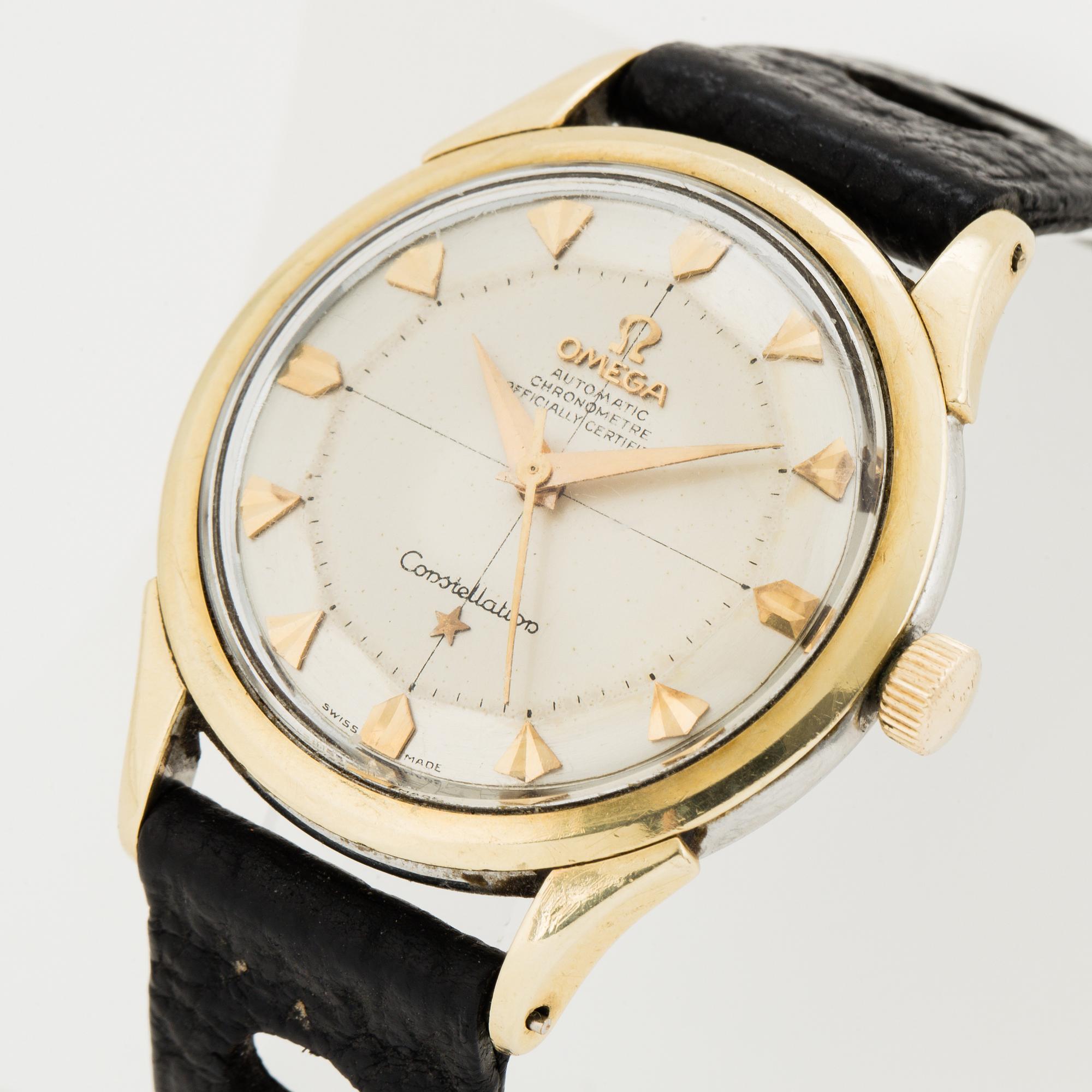 OMEGA, Constellation, Chronometre, "Pie-pan", armbandsur, 35 mm,