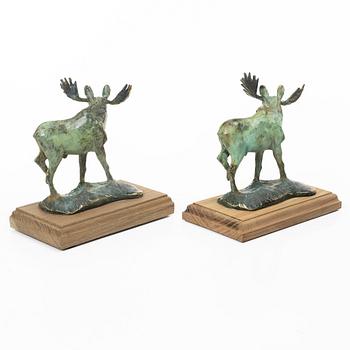 Torbjörn Forsberg, Moose bulls, 2 pcs.