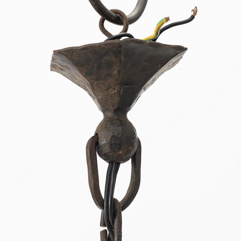 Harald Notini, a pair of ceiling lamps model 5912, Arvid Böhlmarks Lampfabrik, Stockholm, 1920s.