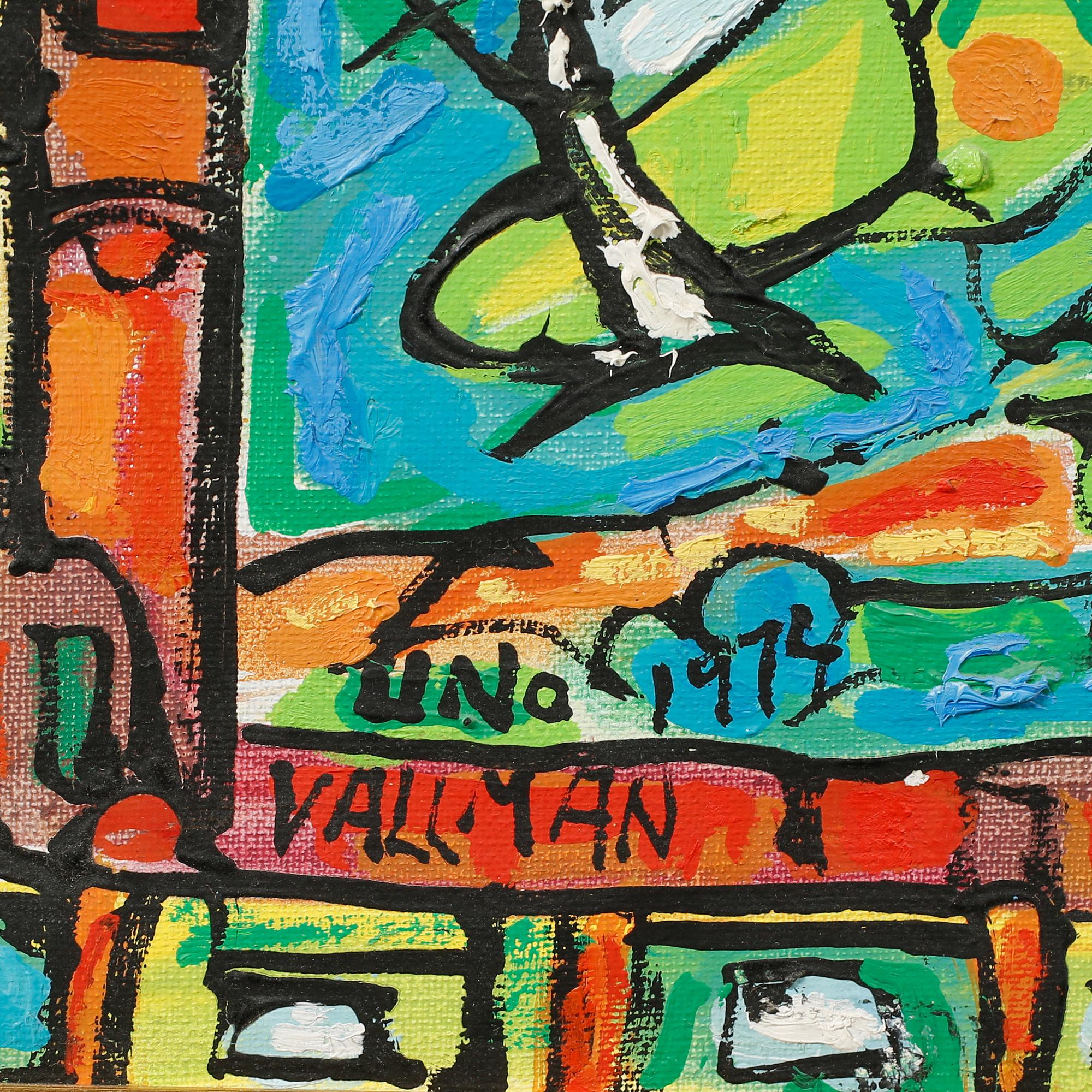 UNO VALLMAN, olja på duk, signerad och daterad 1974.