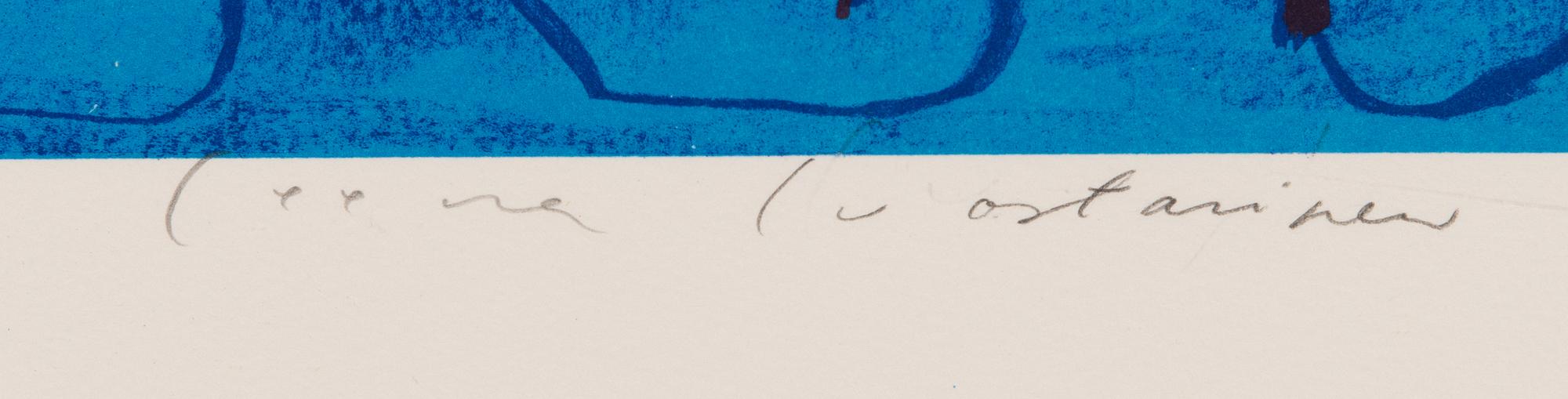 Leena Luostarinen, lithograph, signed and dated 1992, numbered 61/100.