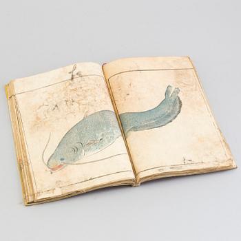 KEISAI MASAYOSHI (1764-1824), woodblock colour book, with illustrations.
