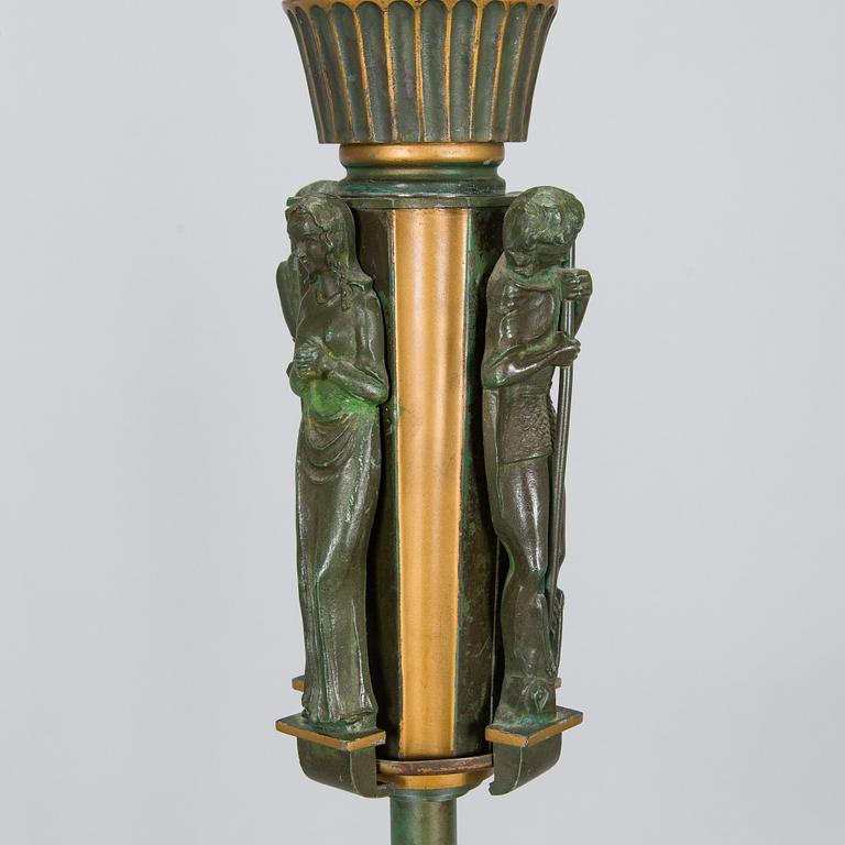 An Art Déco Ceiling light, presumably Ystad Metall, Sweden 1920s-1930s.