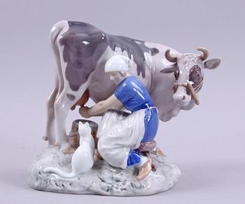 FIGURGRUPP, porslin, Axel Locher, Bing & Gröndahl.