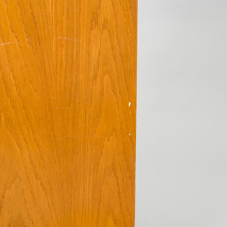A Billnäs oak wood archive cabinet, Finland mid-20th century.