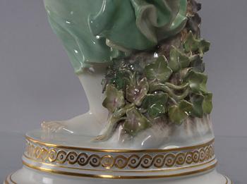 FIGURIN, porslin, Meissen.